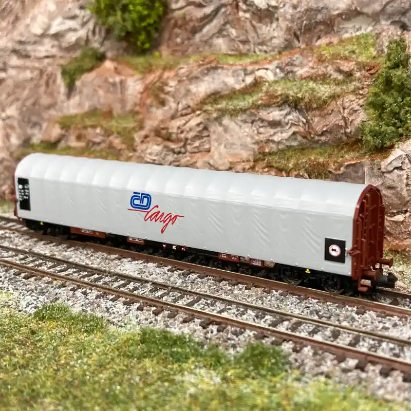 Promotion Saisonnière Wagon à bâche coulissante Rils, CD Cargo, Ep V - FLEISCHMANN 837715 - N 1/160
