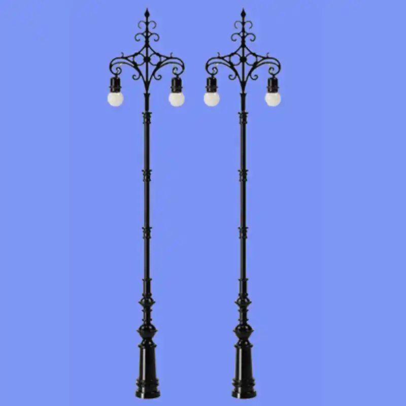 2 lampadaires ornementés classiques-N 1/160-MABAR 60187N Affaire À Saisir