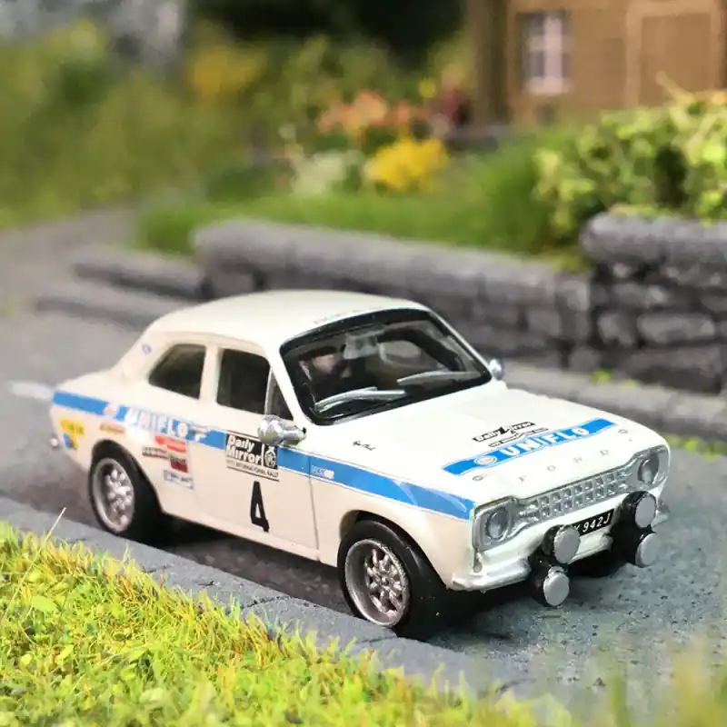 Ford Escort MKI RS 1600, No4, 1972, Rallye RAC Daily miror - BREKINA 19076 - HO 1/87 Offre Limitée