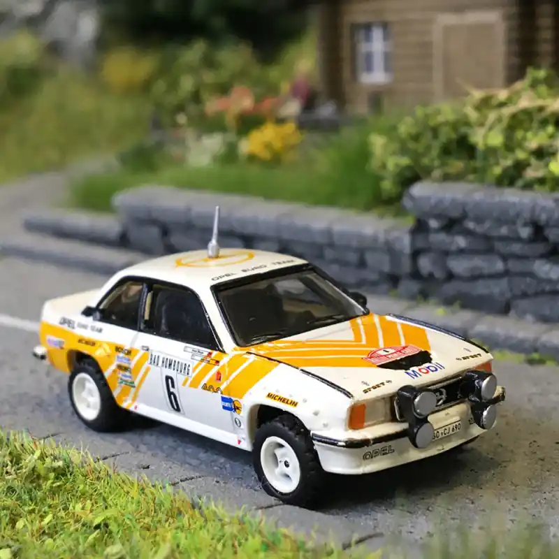 Opel Ascona B 400, n6, Rallye Monte Carlo, 1981, Jochi Kleint, Gunter Wanger - BREKINA 20777 - HO 1/87 Offre Du Jour