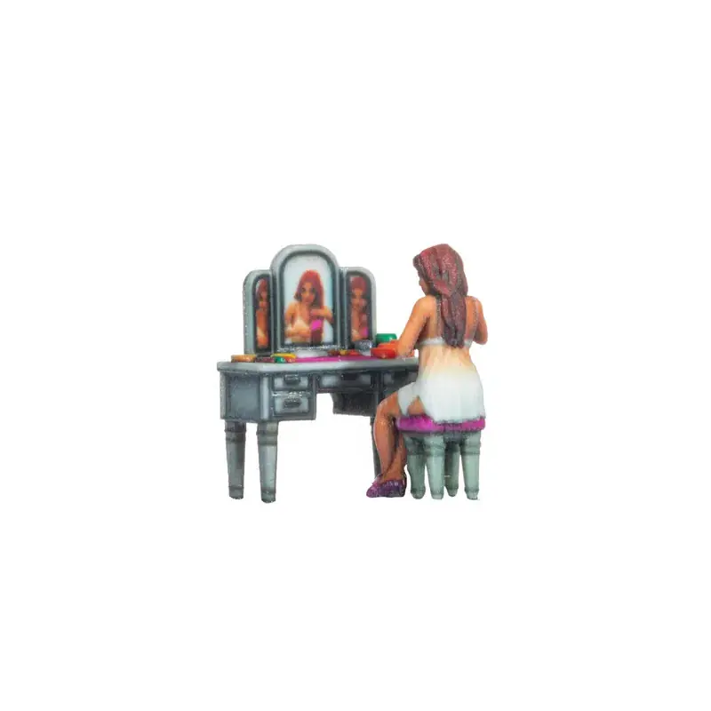 Vente Directe Femme à la coiffeuse - NOCH 10423 - HO 1/87
