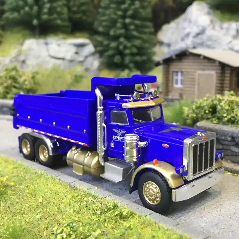 Camion-benne, Peterbilt 359, Force cooperation, 1973 - BREKINA 86292 - HO 1/87 Must-Have