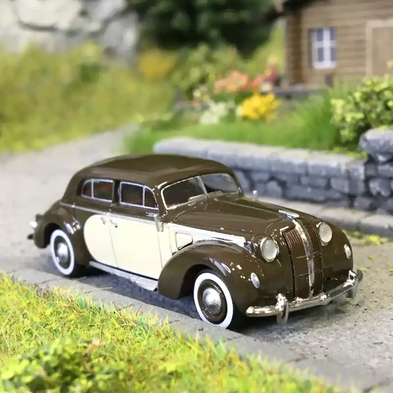 Meilleure Vente Opel Admiral, marron, beige, 1938 - BREKINA 20458 - HO 1/87