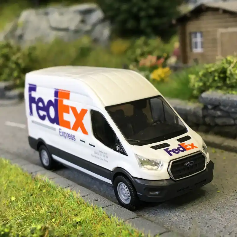 Prix Cassé Ford transit, FedEx, 2014 - BUSCH 54510 - HO 1/87