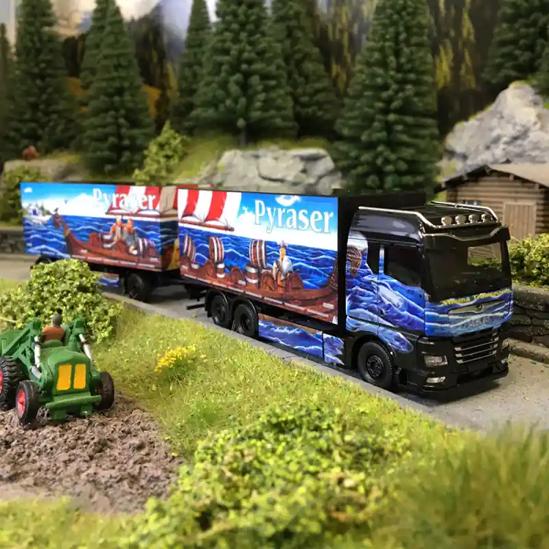 Dernière Chance Camion-remorque à caisse de boissons, MAN TGX GM, Pyraser III / Rudi Thoma - HERPA 122337 - HO 1/87