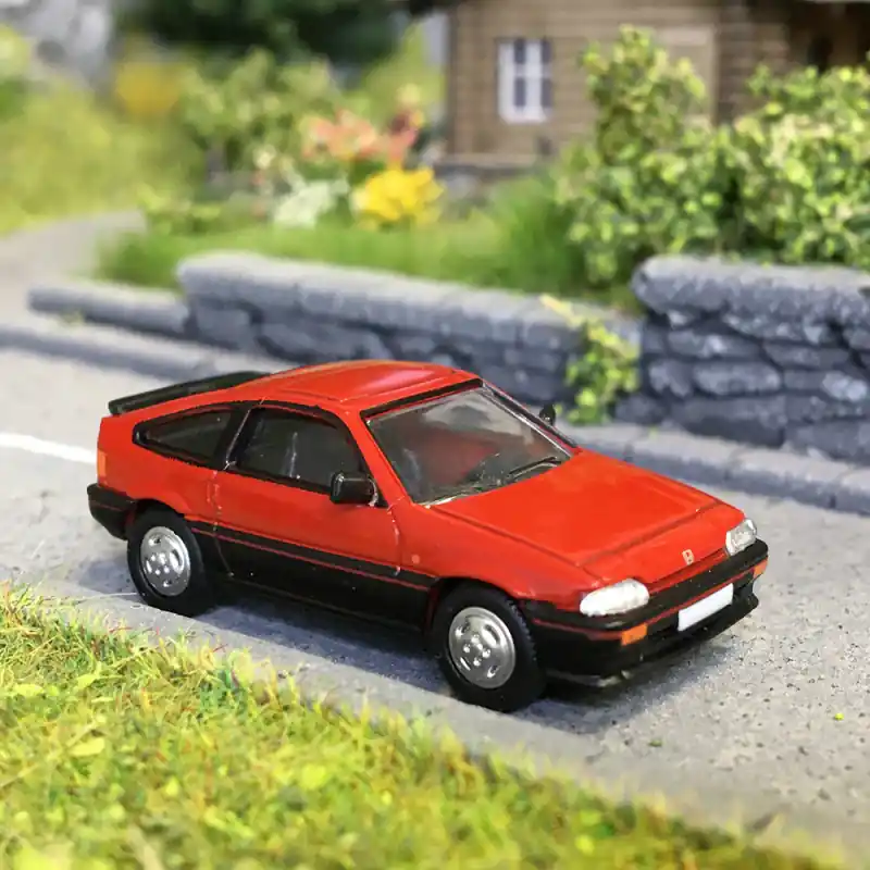 Meilleur Choix Honda CRX, rouge et noir, 1983 - PCX 870468 - HO 1/87
