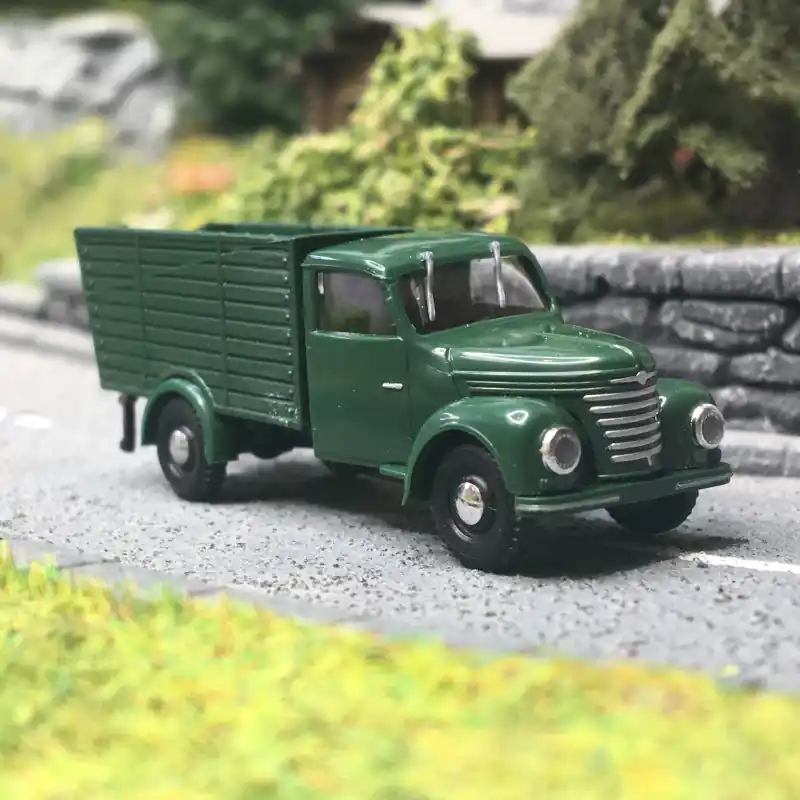Vente Directe Transporteur d‘animaux Framo V901/2, Vert - BUSCH 52099 - HO 1/87
