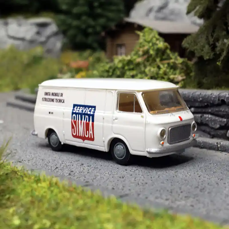 Offre Du Jour Fiat 238 Service "Simca", Blanc - Brekina 34469 - HO 1/87