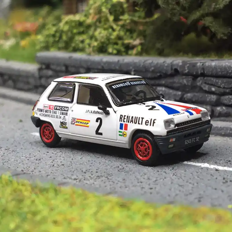 Renault R5 Alpine Turbo 1978, Sport JP Lajournade, Blanc - REE CB-164 - HO 1/87 Produit De Marque