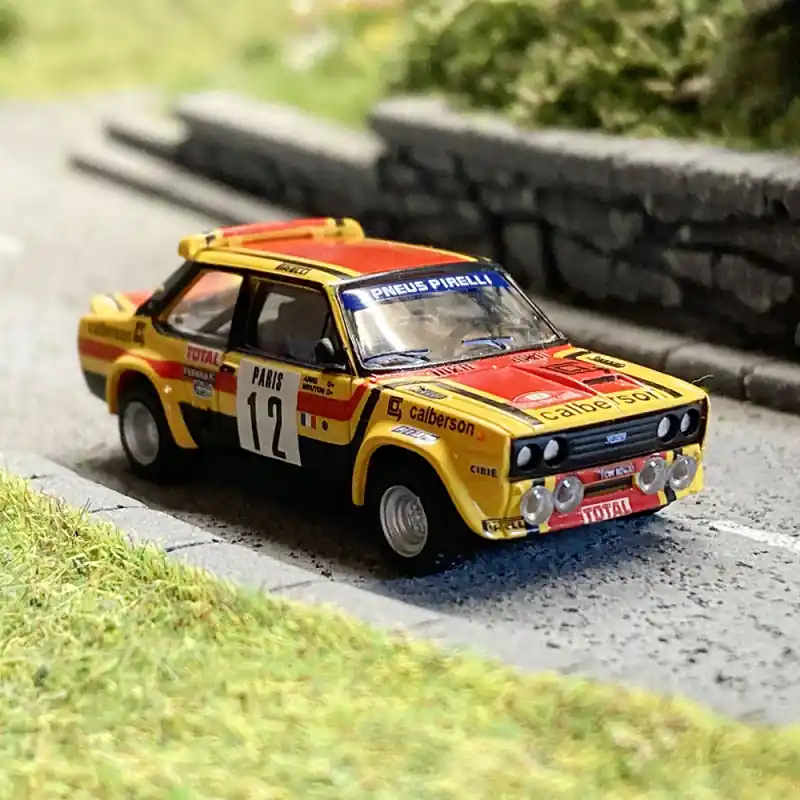Fiat 131 Abarth, Michèle Mouton N°12, Calbreson 1980 - Brekina 22659 - HO 1/87 Prix Choc