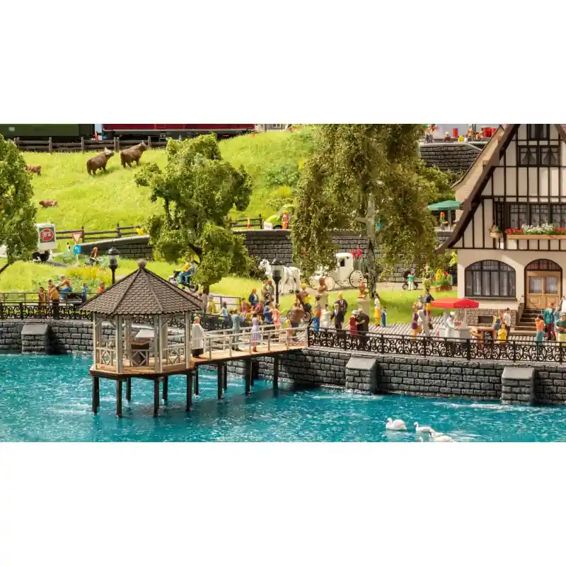Bon Plan Pavillon événementiel "Fischersteg" - NOCH 14264 - HO 1/87
