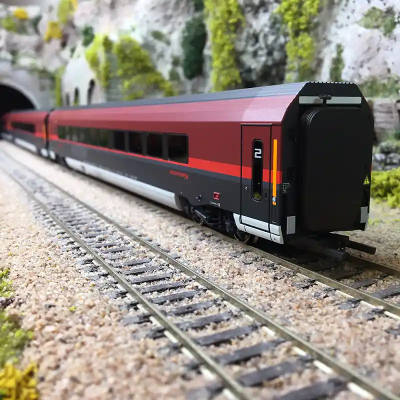 Prix Cassé Coffret 3 voitures Railjet ÖBB Ep VI-HO 1/87-ROCO 74041