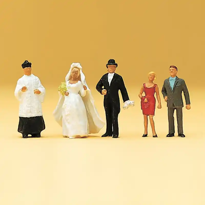 Personnages au Mariage - PREISER 14058 - HO 1/87 Certifié