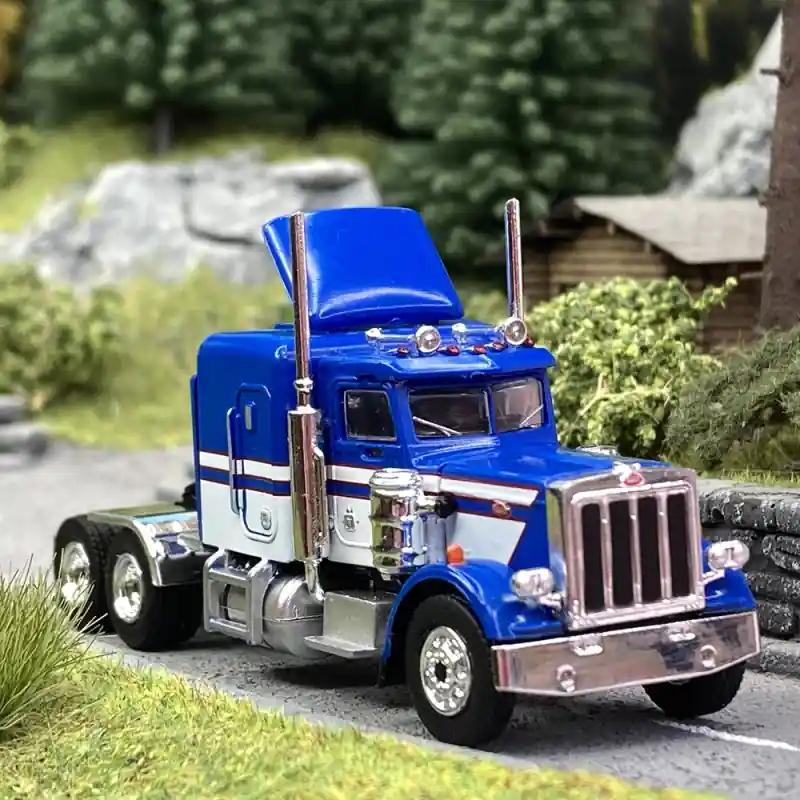 Camion Peterbilt 359 Bleu / Blanc - BREKINA 85707 - HO 1/87 Must-Have