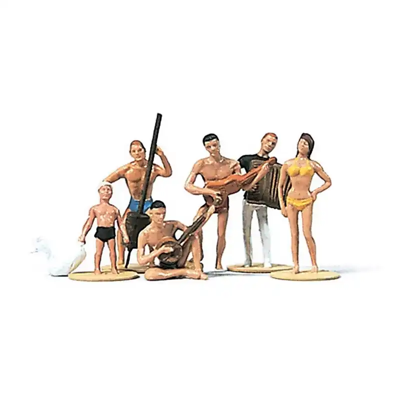 Musiciens à la Plage - HO 1/87 - MERTEN 212174 Prix Choc