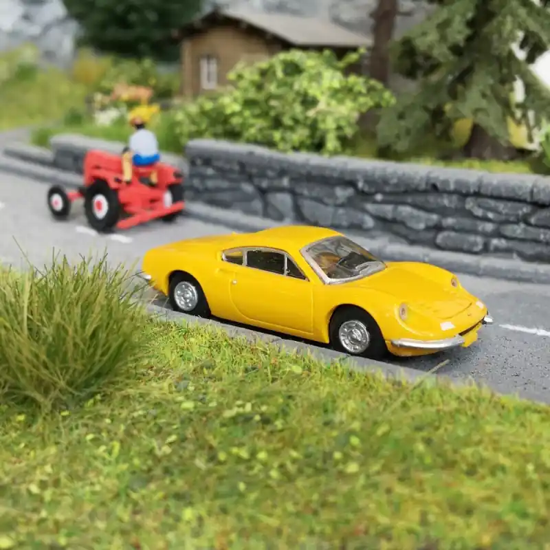 Ferrari Dino 246 GT Jaune-HO 1/87-PCX870218 Dernier Modèle