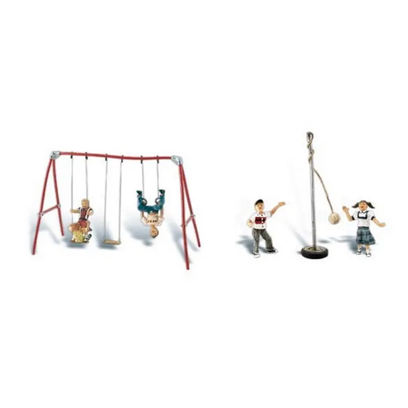 Solde Jeux d‘enfants avec personnages-HO 1/87-WOODLAND SCENICS A1943