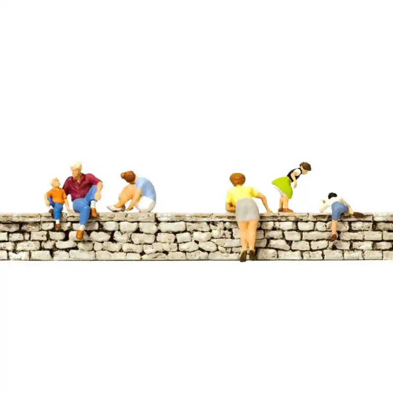 Meilleure Vente Personnages sur les murets-HO 1/87-PREISER 10615