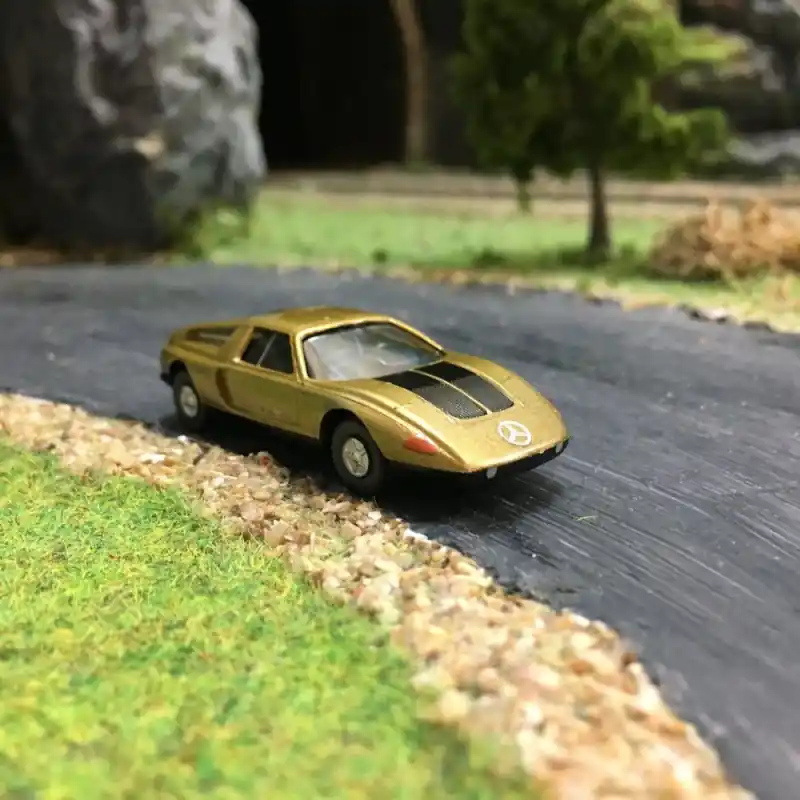 Authentique Mercedes C 111-HO-1/87-WIKING 023001