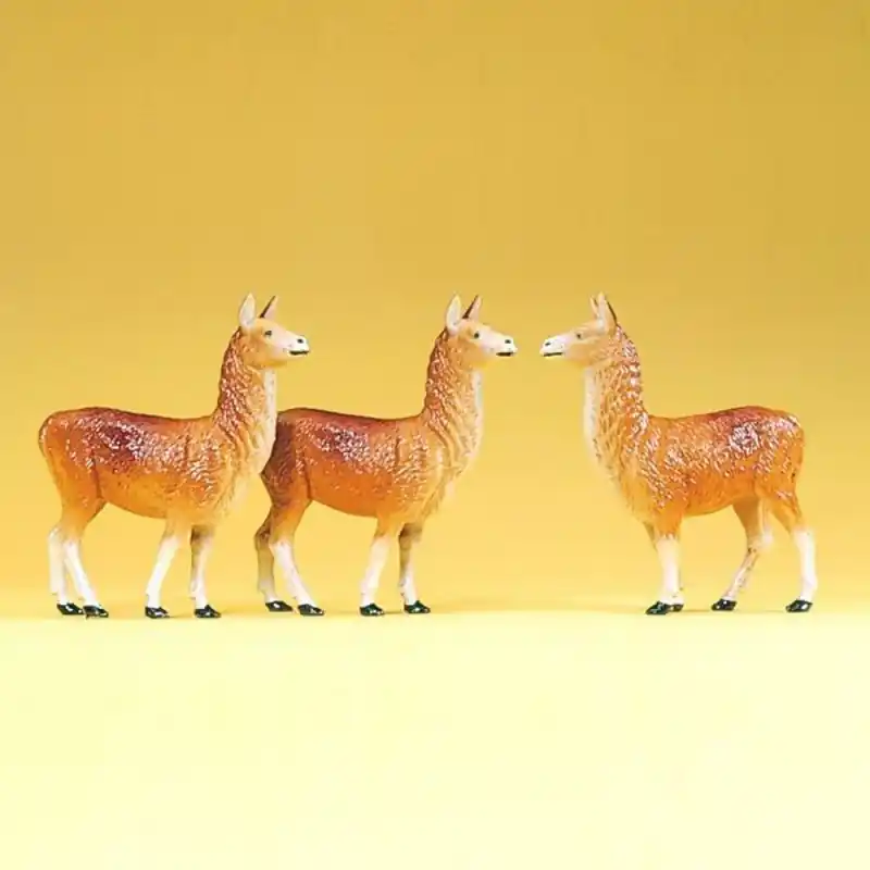 Achat Immédiat 3 lamas -HO-1/87-PREISER 20389