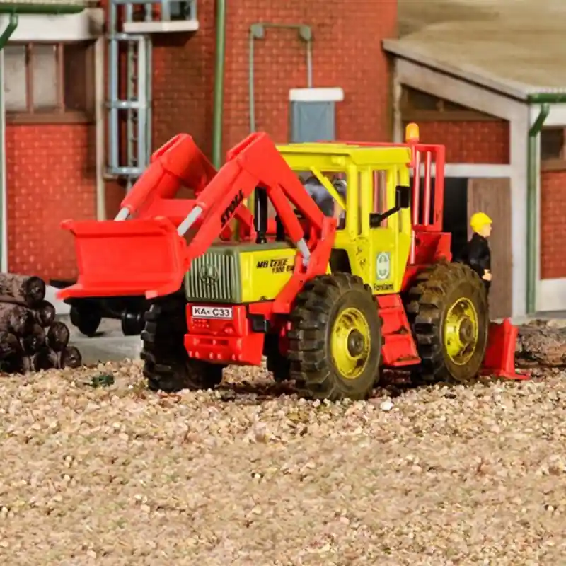 Tracteur forestier débardeur Mercedes Benz avec accessoires-HO-1/87-KIBRI 12254 Bon Marché