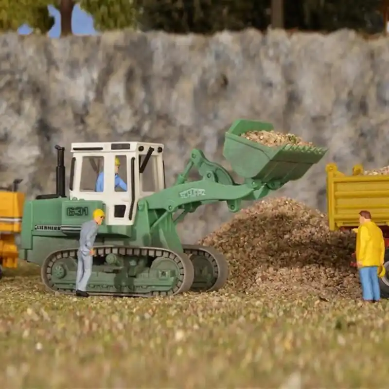 Petit chargeur à chenille Liebherr 631 maquette à monter -HO-1/87-KIBRI 15205 Soldes
