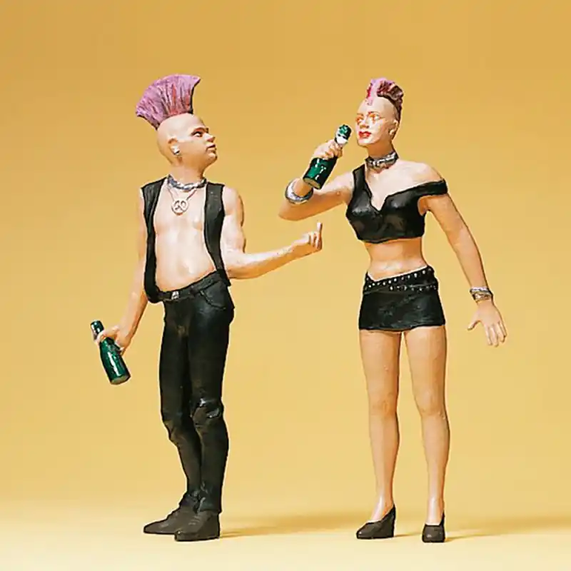 Top Vente Couple de Punks - PREISER 45092 - G 1/22.5