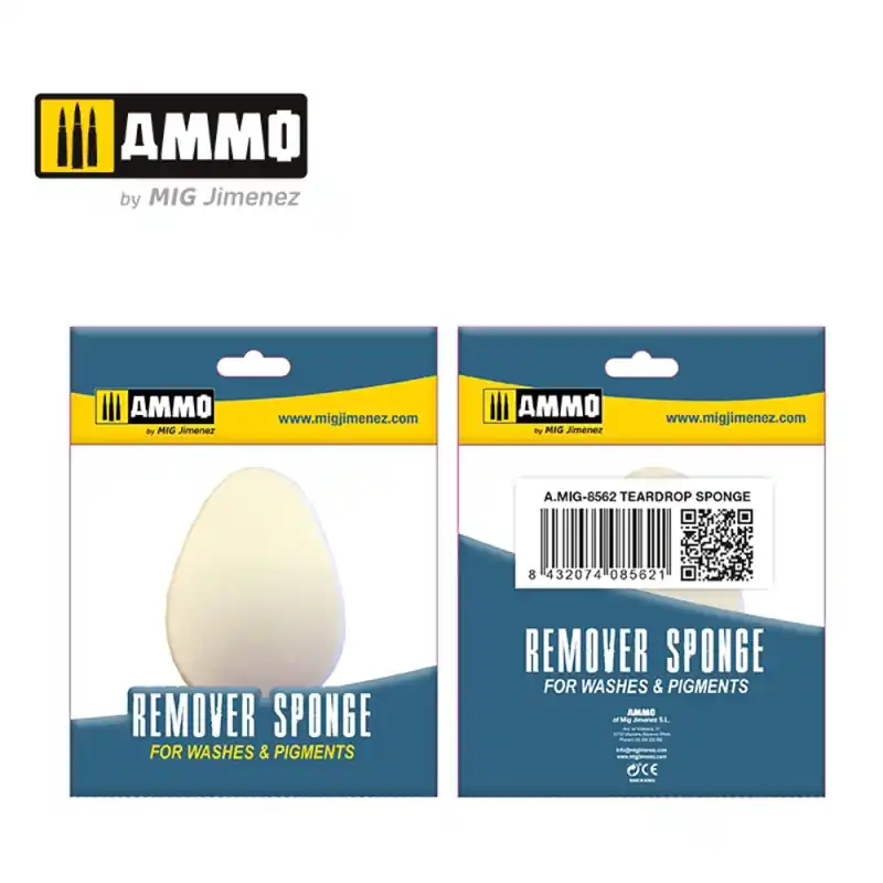 Eponges à pigments et lavis "Goutte" (x2) - AMMO 8562 Meilleur Choix