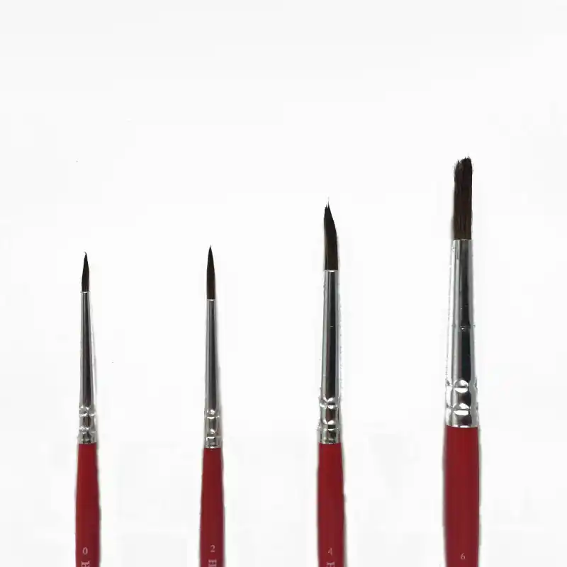 4 pinceaux 0,2,4,6 fin pour maquette et décor-HUMBROL AG4150 Livraison Express