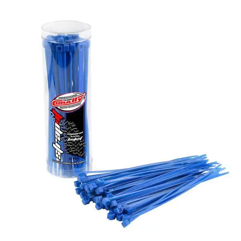 50 Colliers rilsan Bleu 2.5 x 100 mm - CORALLY C50501 Nouvel Arrivage