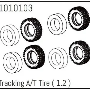 1.2 Tracking A/T Tire - PRO Crawler 1 18 (4)" Affaire À Saisir