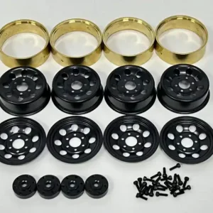 1.2 Steel Bead Lock Wheels - black (4)" Certifié