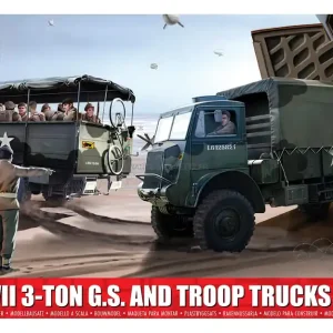3-ton 4x4 General Service & Troop Trucks 1/76 - Airfix A03306A Expédié Aujourd'hui