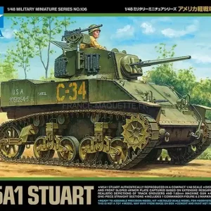 Expédié Aujourd'hui M5A1 Stuart 1/48 - Tamiya 32606