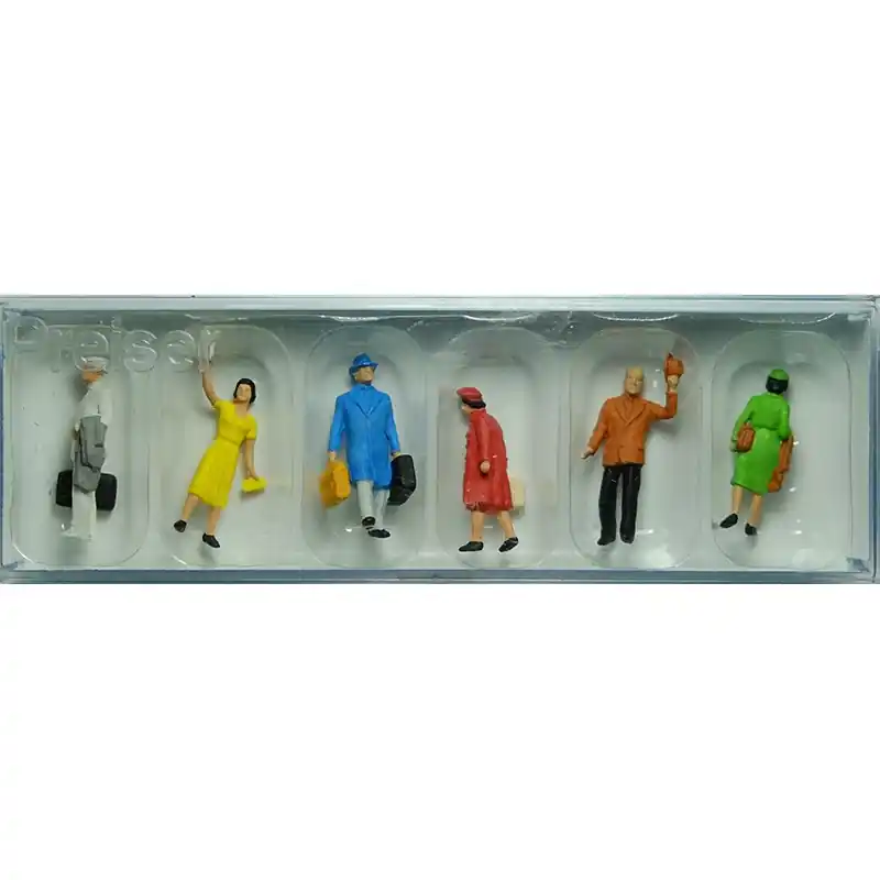 HO 1/87 PREISER 14020 - 6 Voyageurs Certifié