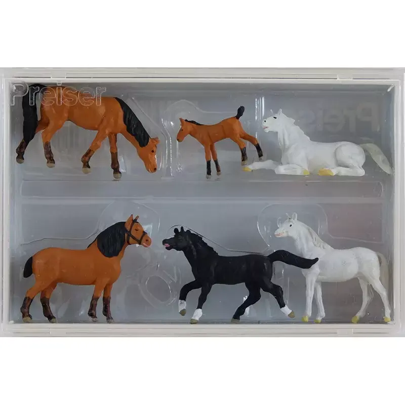 HO 1/87 PREISER 10150 - Chevaux Et Poulain Vente Flash