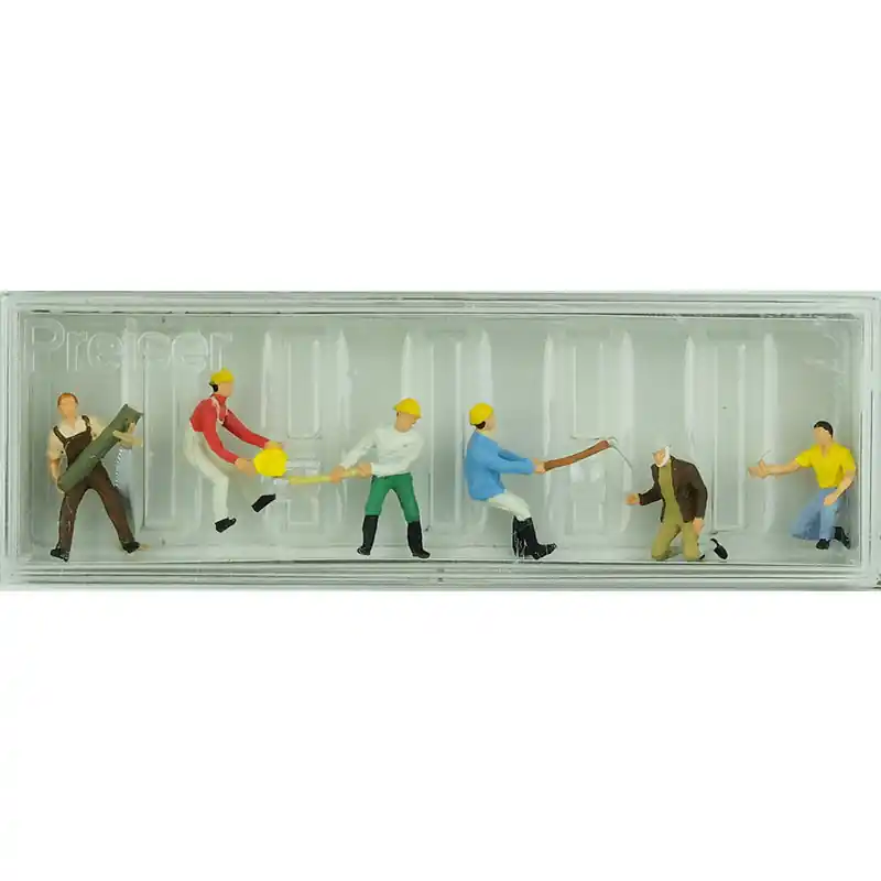 PREISER 10042 Equipe Forestière Et Bûcherons Échelle HO 1/87 Seulement Aujourd'hui