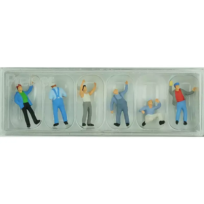 PREISER 10036 6 Routiers Échelle HO 1/87 Populaire