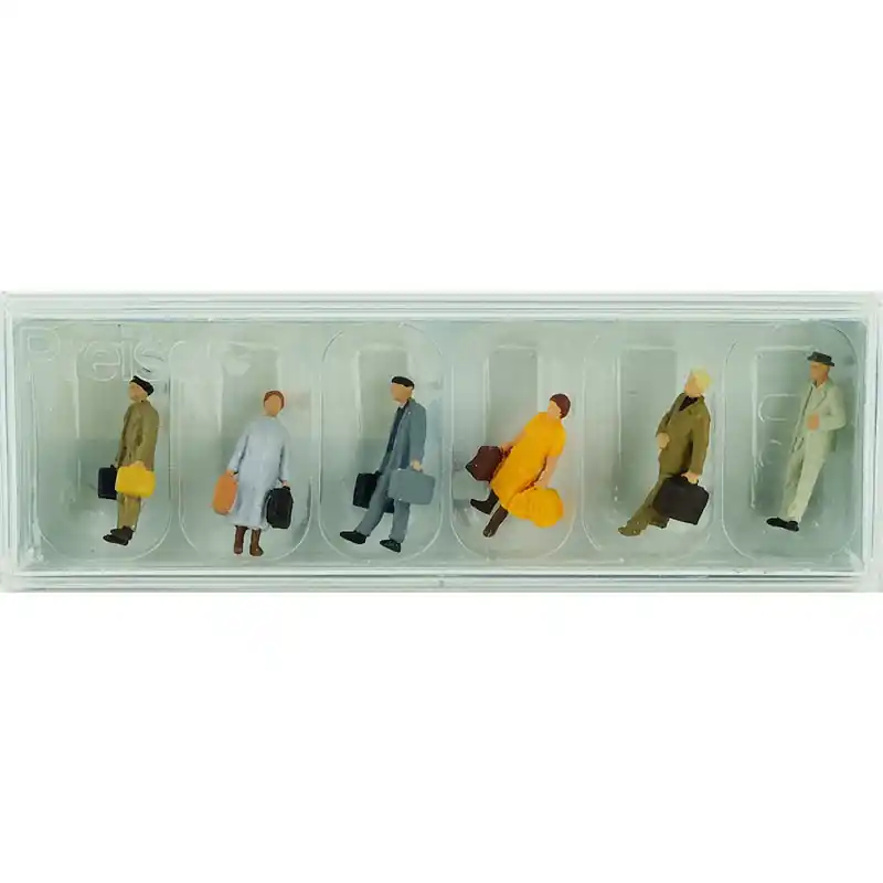 PREISER 14019 Voyageurs Avec Bagages - HO 1/87 Petit Prix