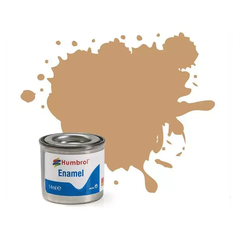 peinture enamel 14ml AA1047 Humbrol 94 - Matt Brown Yellow (Jaune Brun Mat) Authentique