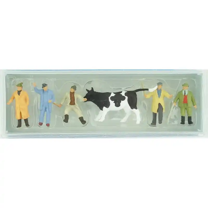 Solde PREISER 14039 Marchands De Bétail - HO 1/87