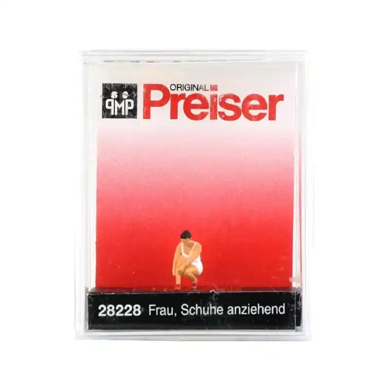 Vente Flash PREISER 28228 Femme Qui Met Ses Chaussures - HO 1/87
