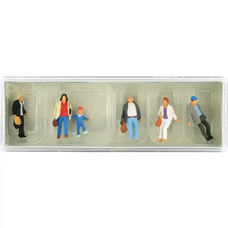 Haute Qualité PREISER 10516 Voyageurs Marchant - HO 1/87