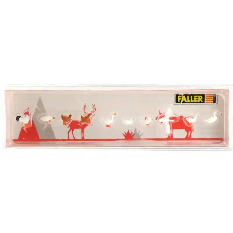 FALLER 151909 Poules, Canards Et Oies - HO 1/87 Prix Promo
