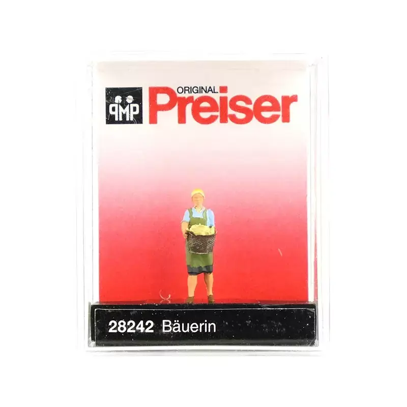 PREISER 28242 Agricultrice Portant Un Panier - HO 1/87 Quantité Limitée