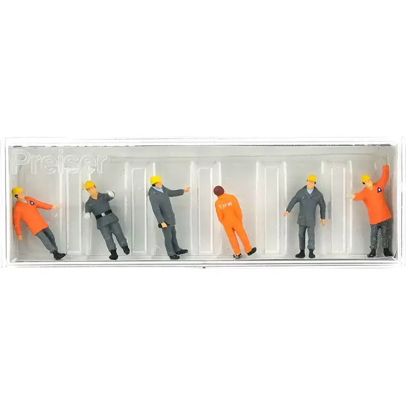 Marque PREISER 10458 Ouvriers En Tenue - HO 1/87