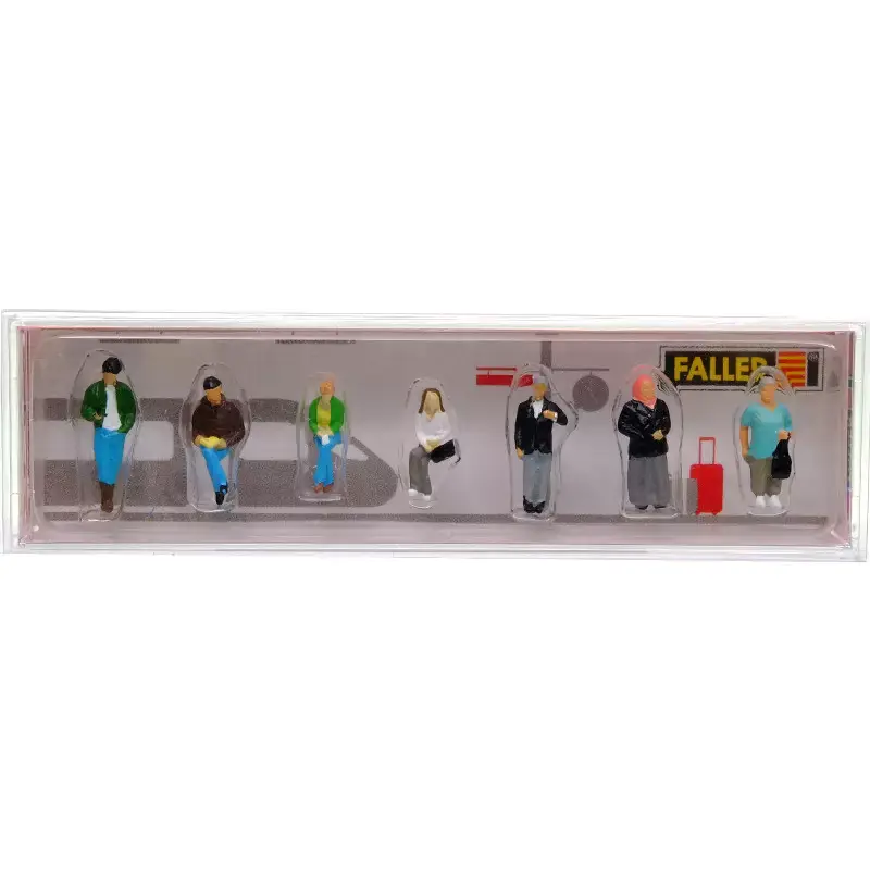 Must-Have FALLER 151635 Voyageurs Qui Attendent - HO 1/87