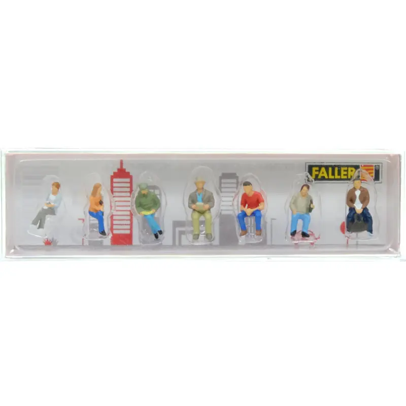 FALLER 151662 Personnages Assis - HO 1/87 Haute Qualité