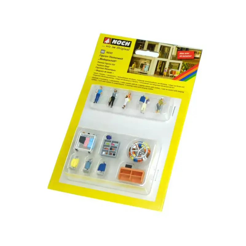 Nouveauté NOCH 16241 Figurines Et Accessoires, Thématique Magasin De Mode - HO 1/87