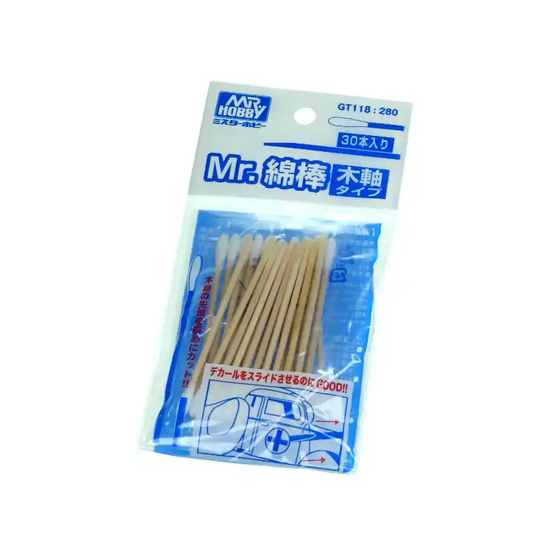 Retour Gratuit MR HOBBY GT118 30x Coton-Tige Standard